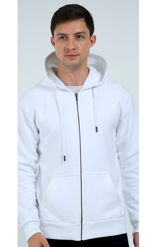 Serenity Weighted Zip Hoodie: Embrace Comfort and Relaxation
